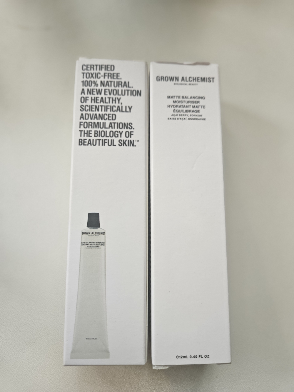 2x Grown Alchemist Matte Balancing Moisturiser Travel Size